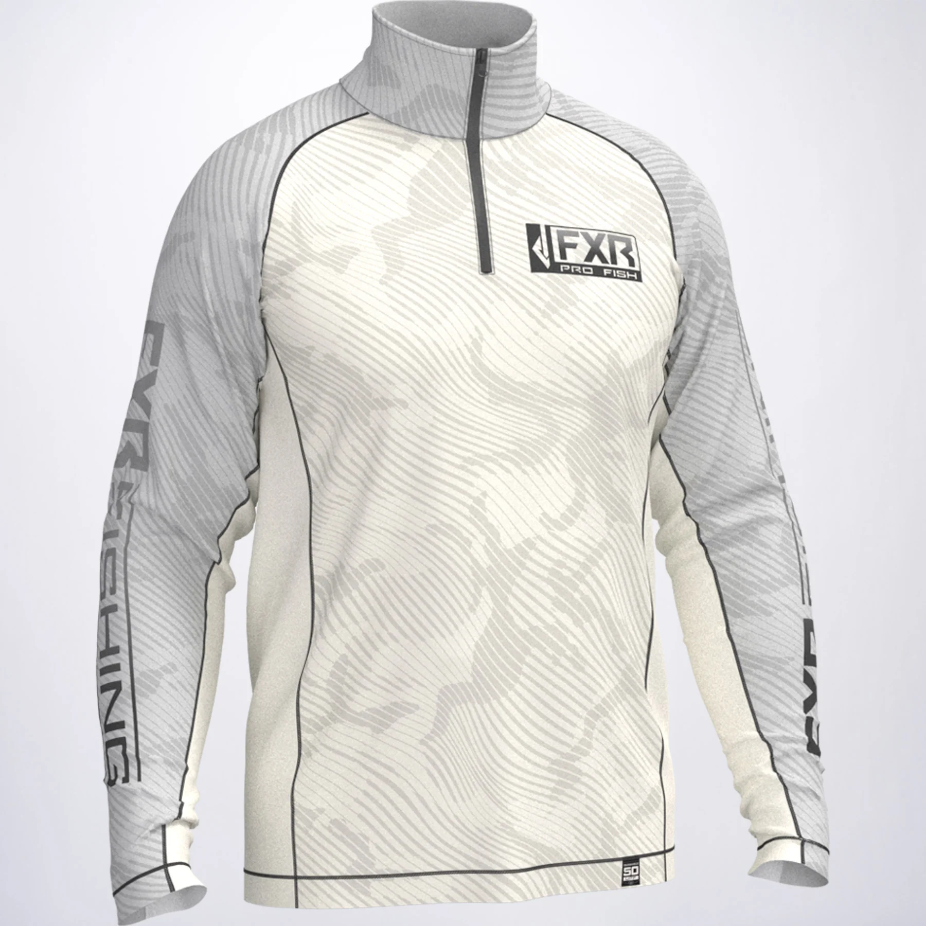 Men's Derby UPF 1/4 Longsleeve - Image 3