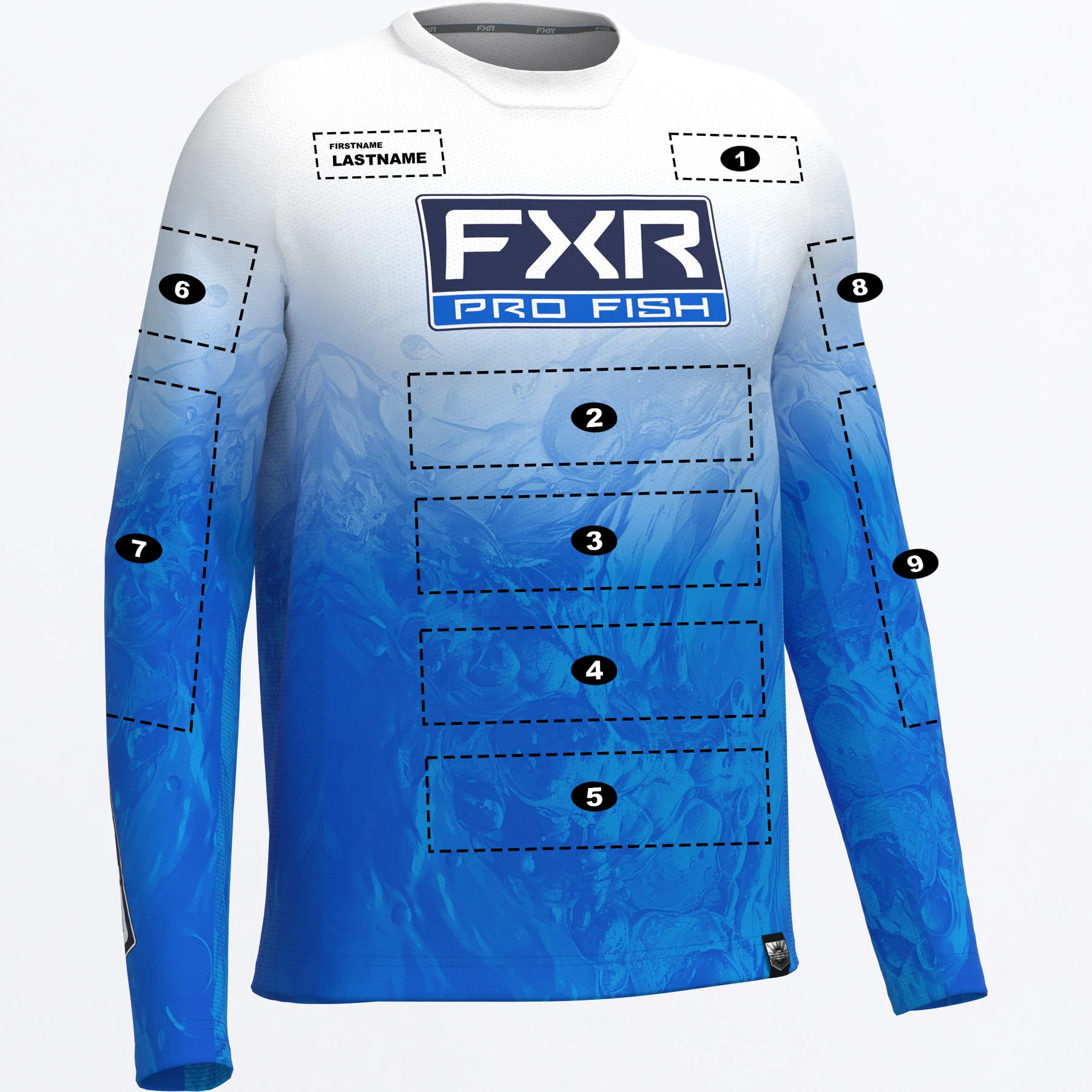 Men's Custom Derby Undertow Air UPF Longsleeve - Image 3