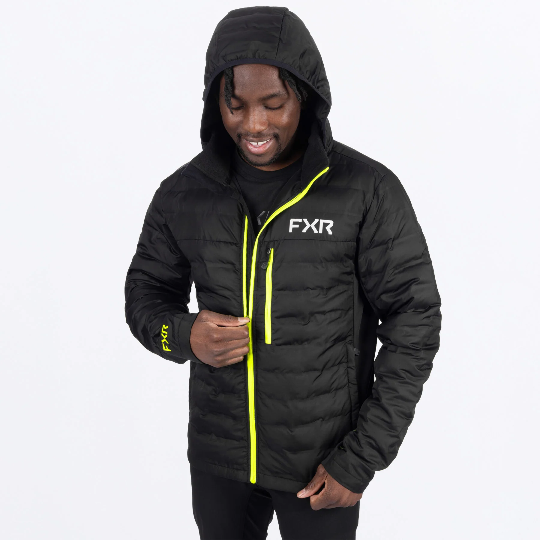 Men's Podium Hybrid Quilted Jacket - Image 8