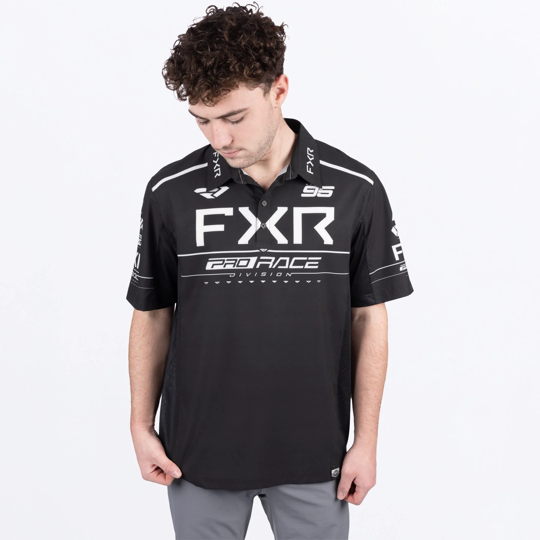 Men's Race Div Performance UPF Polo Shirt - Image 13