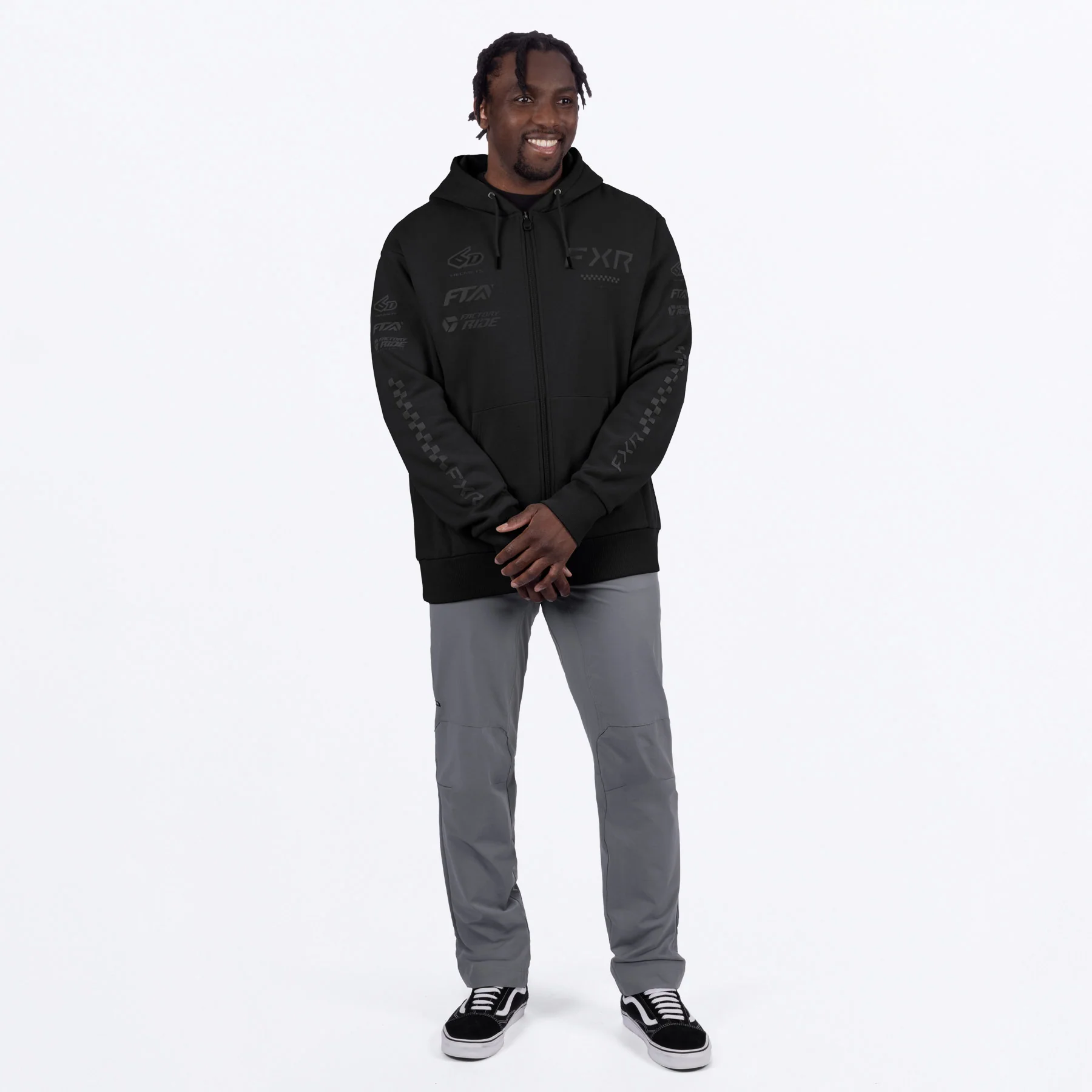 Men's Stack Cotton Zip Up Hoodie - Image 4
