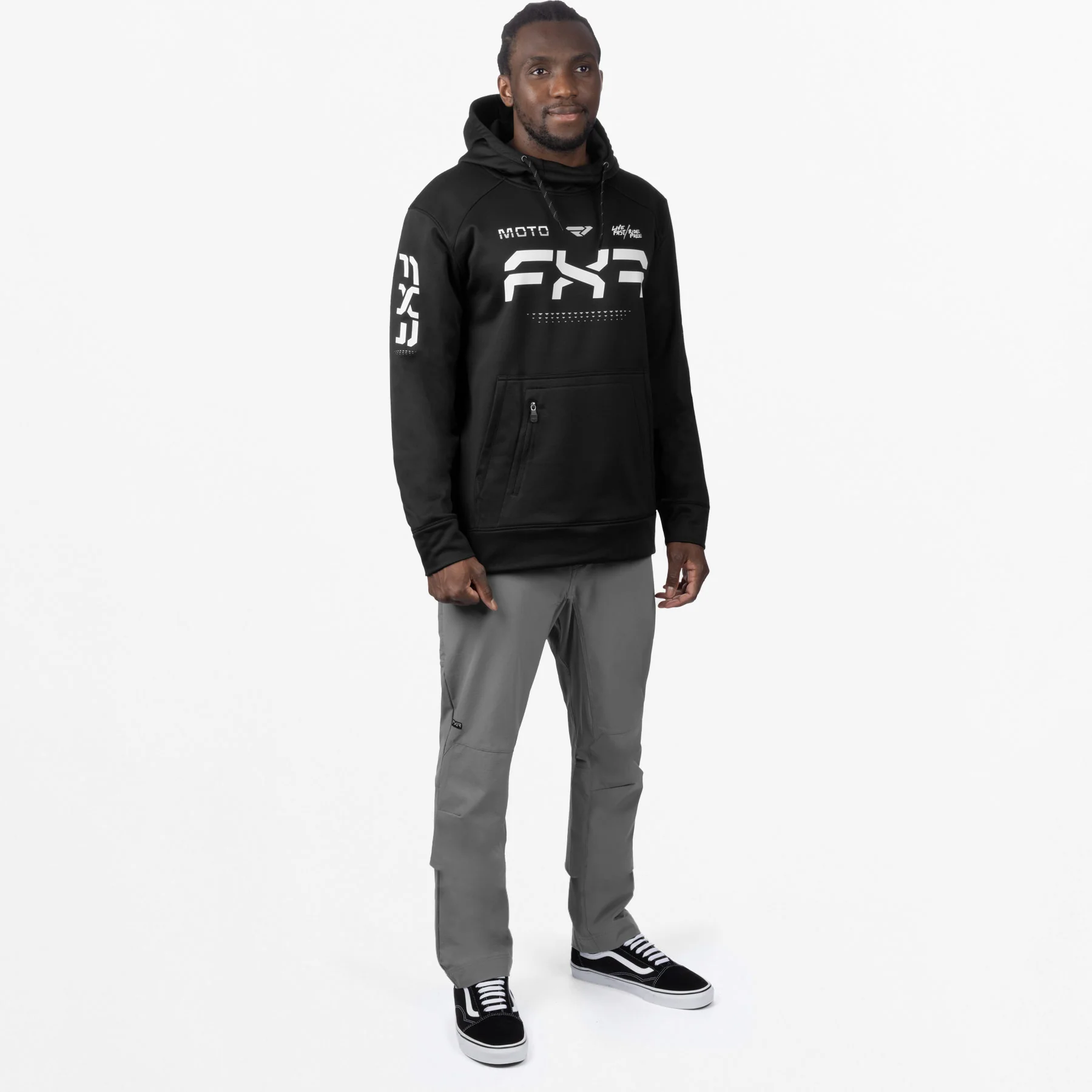 Moto Tech Pullover Hoodie - Image 3