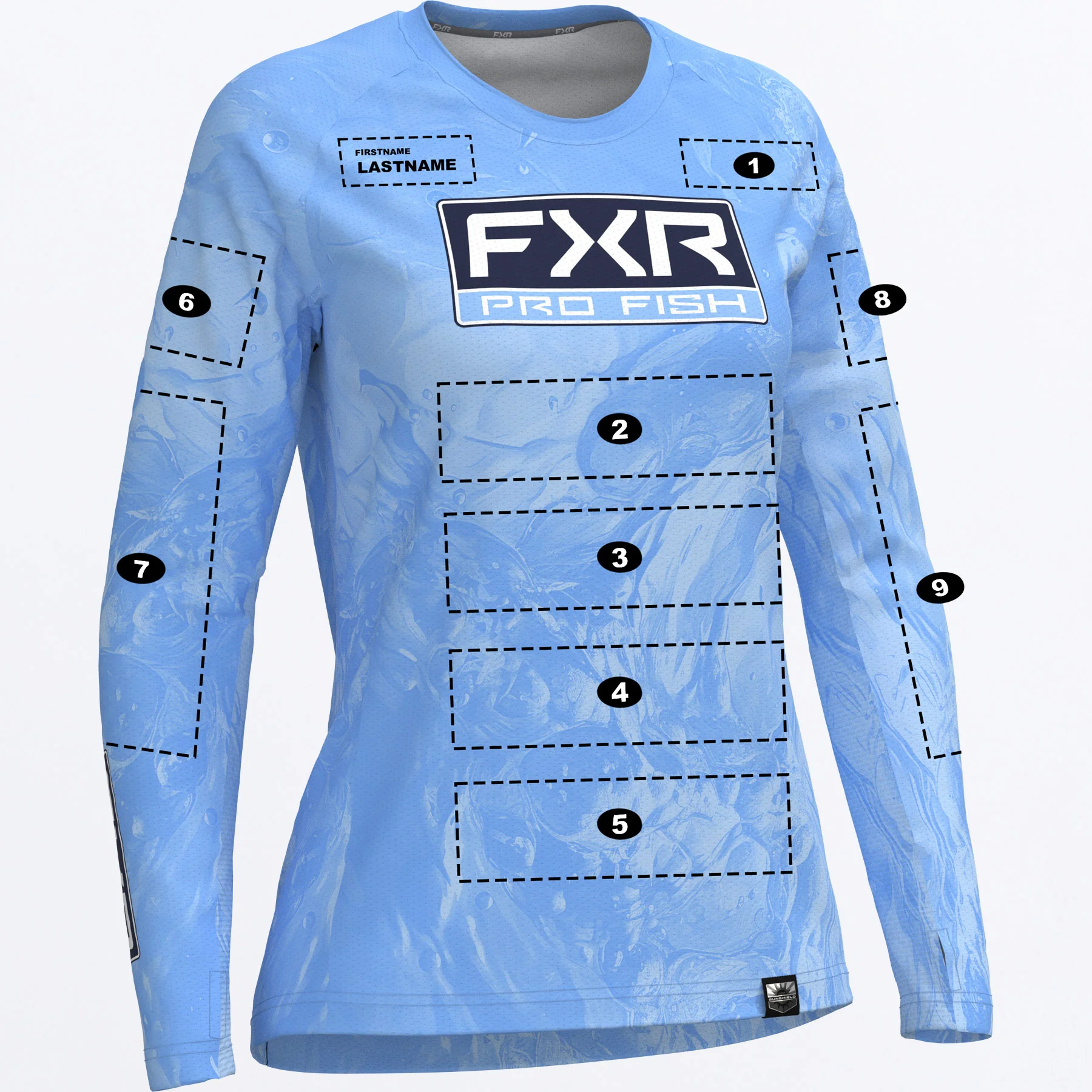 Women's Custom Derby Swell Air UPF Longsleeve - Image 3