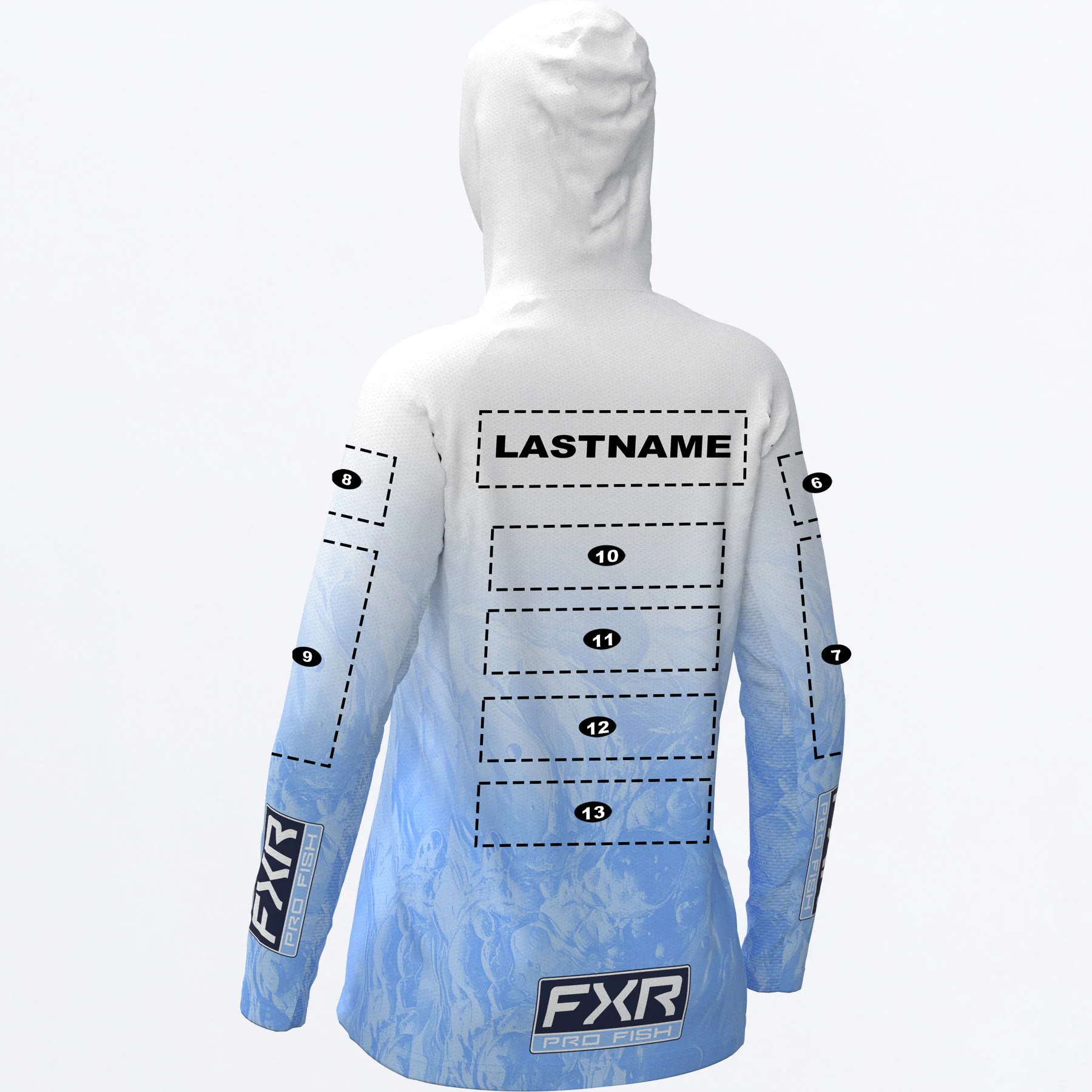Women's Custom Derby Swell Air UPF Pullover Hoodie - Image 4