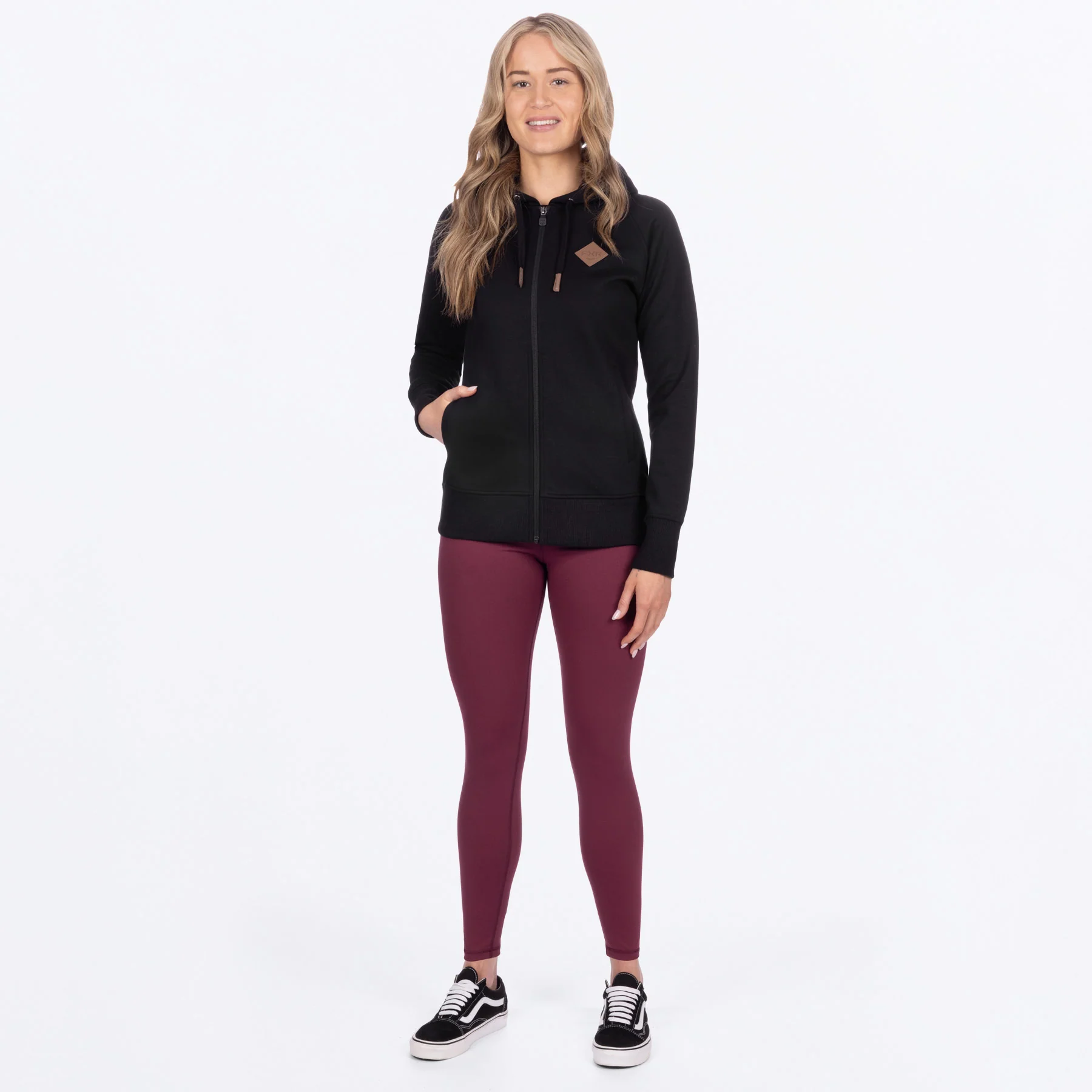 Women's Diamond Zip Hoodie - Image 4